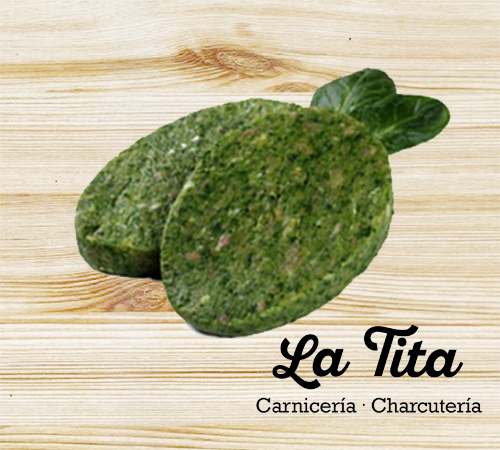 HAMBURGUESA DE POLLO ESPINACAS