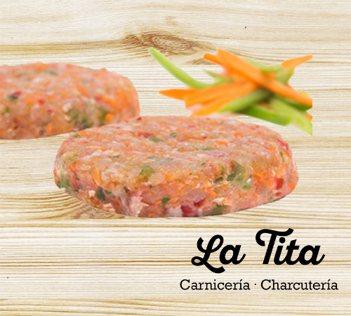 HAMBURGUESA DE POLLO ZANAHORIA