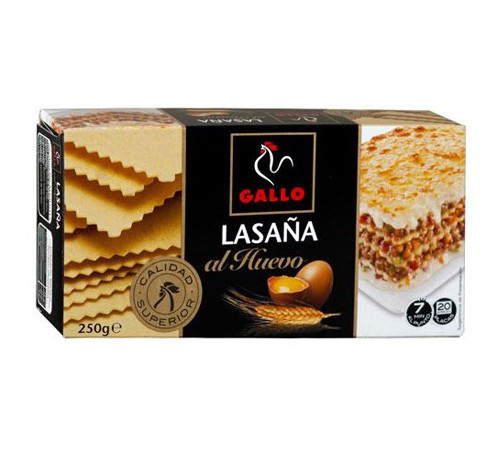 LASAÑA AL HUEVO GALLO