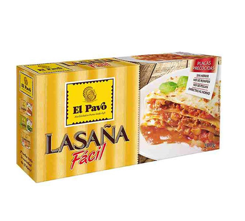 LASAÑA FACIL EL PAVO