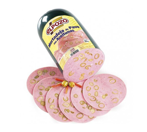 MORTADELA DE PAVO CON ACEITUNA