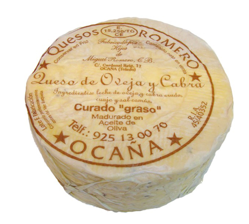 QUESO MEZCLA OCAÑA ROMERO CURADO GRASO