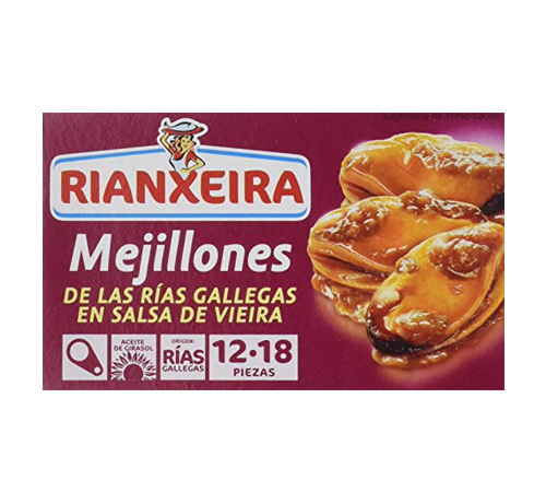 MEJILLONES RIANXEIRA EN SALSA DE VIEIRA